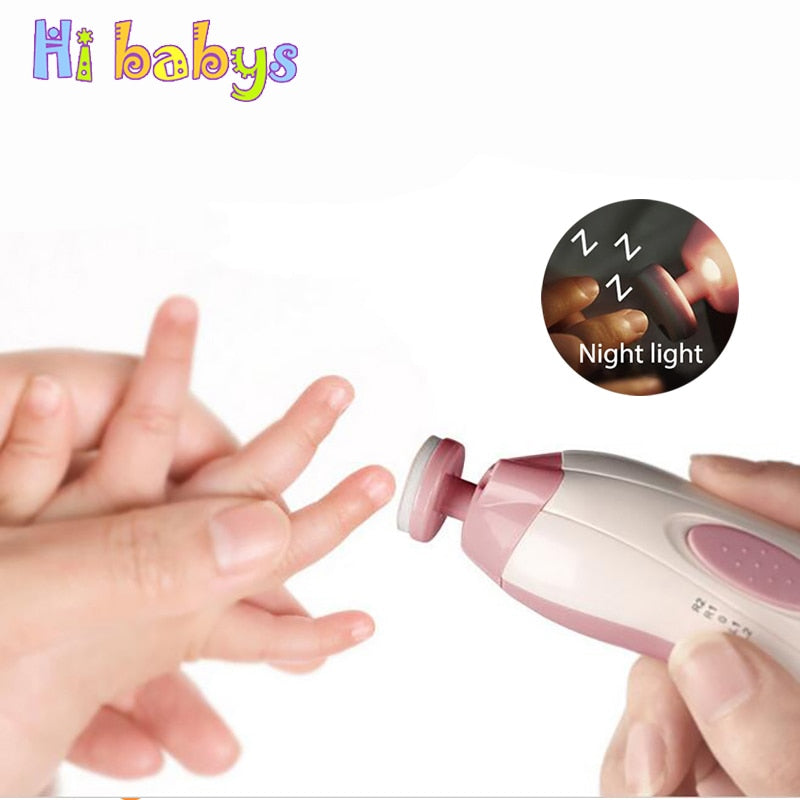 Electric Baby Nail Trimmer Baby Scissors Babies Nail Care Safe Nail Clipper Cutter For Kids Infant Newbron Nail Trimmer Manicure