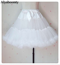 Load image into Gallery viewer, Japanese Lolita Summmer Women Dress Sailor Collar Bow Apricot Black Daisy Princess Party Dress Cute Kawaii Ruffles Tulle Dress