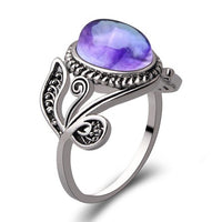 Load image into Gallery viewer, Amethyst Taiyin Ring Dos

