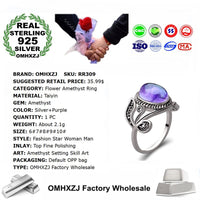 Load image into Gallery viewer, Amethyst Taiyin Ring Dos
