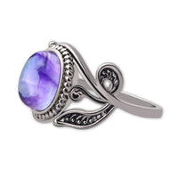 Load image into Gallery viewer, Amethyst Taiyin Ring Dos
